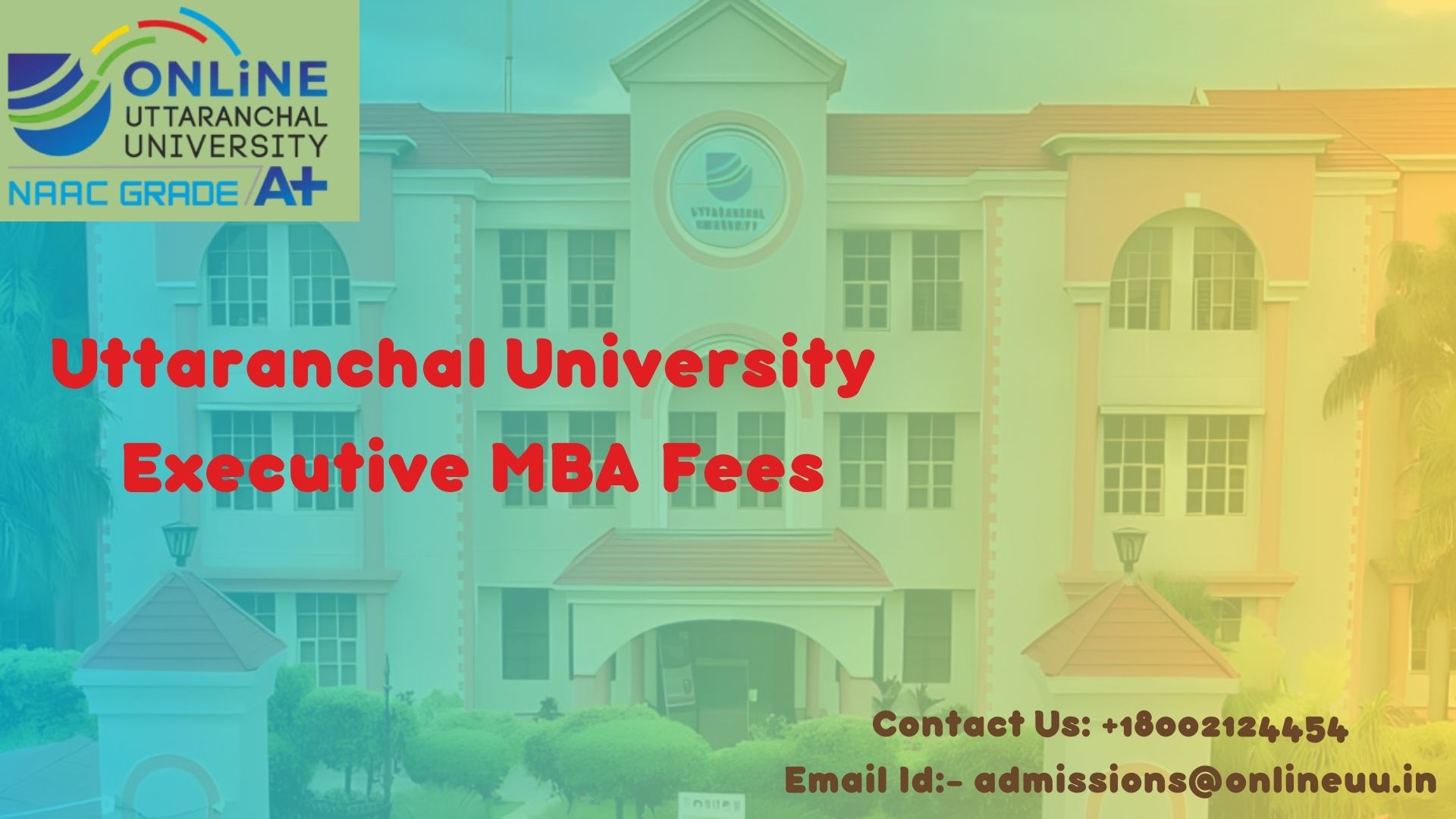 Uttaranchal University Executive Mba Fees